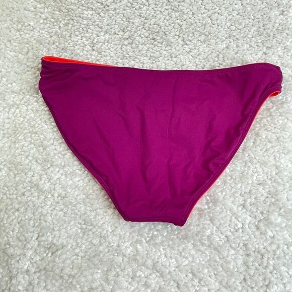 Athleta Makaha Reversible Swim Bottom Purple/Orange Red - Picture 5 of 9